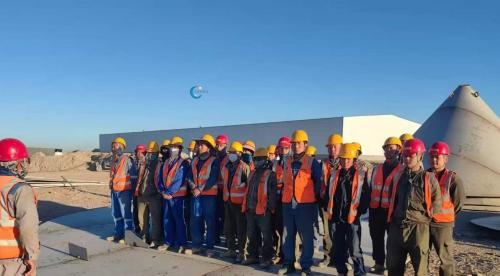 哈萨克斯坦项目工作现场