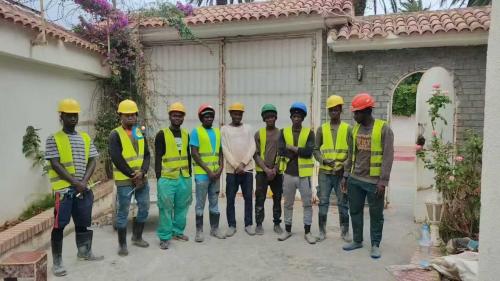 阿尔及利亚房建项目现场